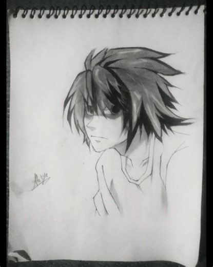 L drawing from death note