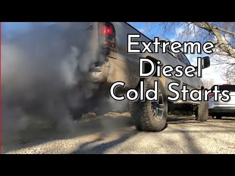 12v Cummins EXTREME cold start Compilation 99