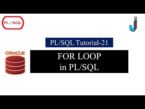 Oracle PL/SQL Tutorial 21- For Loop in Oracle PL/SQL with Example in Hindi | Javainhand