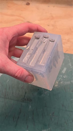 Know you all love a demoulding video. This was the first castings out of a fresh mould, the sound of the silicone is very satisfying | Taro Modelmaker