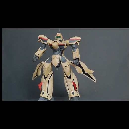 【プラモデル簡単フィニッシュ】HG YF 19差し替え変形に耐える仕上げ マクロスモデラーズ #shorts #プラモデル #マクロス #YF-19