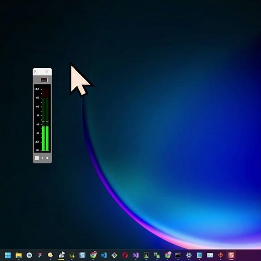 Digital Speak Level Meter (microphone monitor graphic)