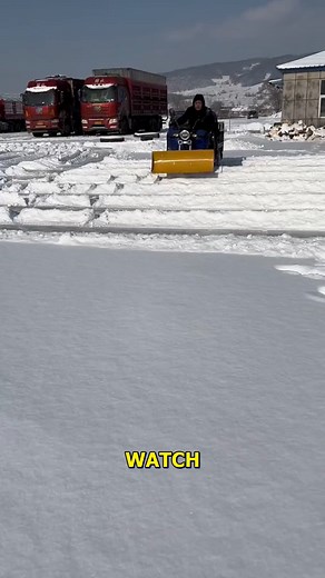 Amazing Snow Plow in Action!. #SnowPlow #WinterMagic #SatisfyingVideos #SnowClearing #Efficient冬 | Doraya Jennings