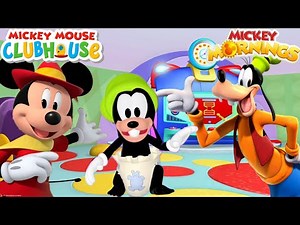 Mickey Mouse Clubhouse🏠- Goofy Turns Into Baby🍼| Lady Moo Moo Jingle | Martian Mickey Space‪@disneyjr‬