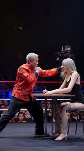 Can a beautiful woman withstand a slap from an old man?