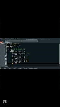 How to make number triangle in c++ using for loop #shorts #youtubeshorts #coding #programming #c++