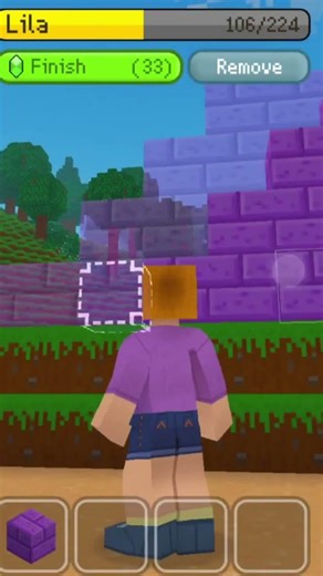 Block Craft 3D Making LiLa #blockcraft3d #gamingshorts #minecraftshorts