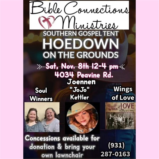 Tune into Spirit 101.9 FM on Monday Nov. 3rd for this radio ad. It will run from Monday thru Sat. @ noon. | Bible Connections Ministries-Crossville, Tn.
