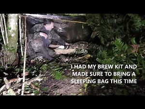 . Case large trapper s.s.folding knife field test. Survival shelter build.