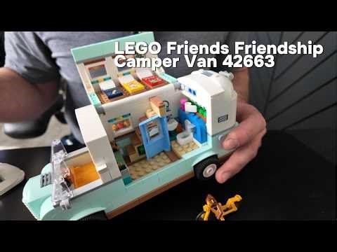 See Inside the LEGO Friends Friendship Camper Van 42663
