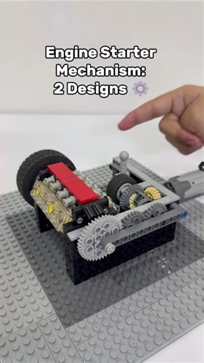 LEGO Engine Starter Mechanisms⚙️🏎️#LegoTechnic#Engineering