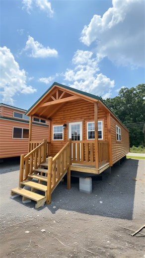 9.1K views · 41 reactions | Park Model Cabin for Under $62,000 | My Cozy Cabin | Facebook