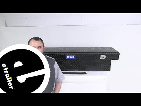 etrailer | Review of UWS Truck Tool Box - Matte Black Crossover Style Truck Bed Toolbox - UWS07649