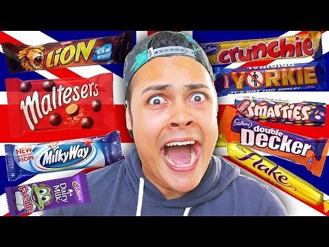 British Boy Eats British Chocolates
