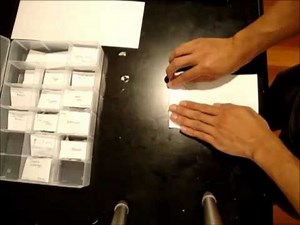 How to Fold An Origami Envelope that Closes for Seed Storage