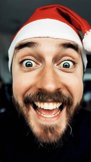 SANTA Funny Reaction 🎅 😜 #short #viralshorts