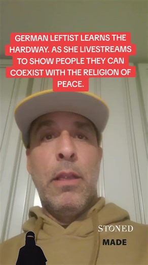 she got stoned #foryoupage #germany #religionofpeace #viralclip | german woman