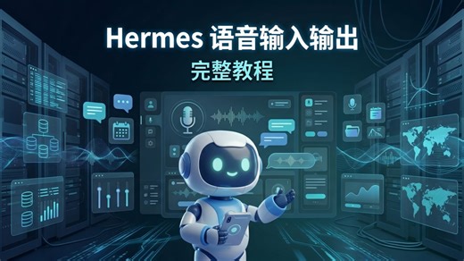 Hermes语音模式完整教程：免费STT TTS，中文语音一条命令搞定