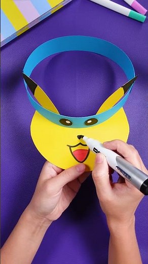 Sun’s out - paper cap on! Simple, cool, and homemade 🧢☀️