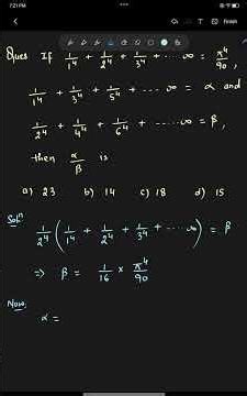 Infinite sequence ka sawal jaldi karlo: IIT-JEE Main 2026