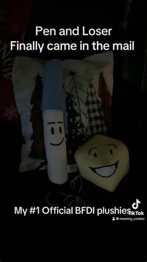 Unboxing my first BFDI Plushies(Official)#penbfdi #loserbfdi #battlefordreamisland