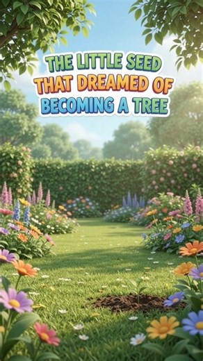The Little Seed That Dreamed of Becoming a Tree 🌳 | ONII’s Amazing Adventure! #Shorts