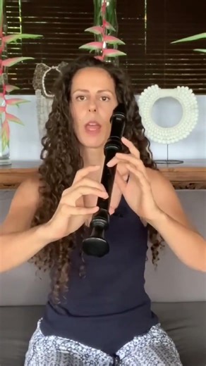 Recorder tip: keep your fingers gently rounded