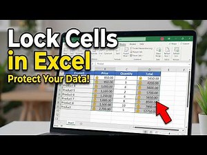 How to Lock Specific Cells in Excel Protect Only Selected Cells