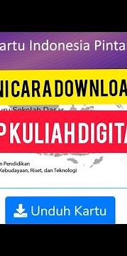 INI CARA DOWNLOAD KARTU KIP KULIAH DIGITAL