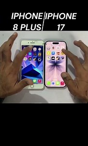 iPhone 8 Plus vs iPhone 17 - Insane Speed Test #shorts