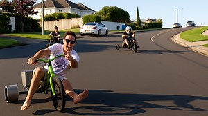 Downhill Trike Drifting