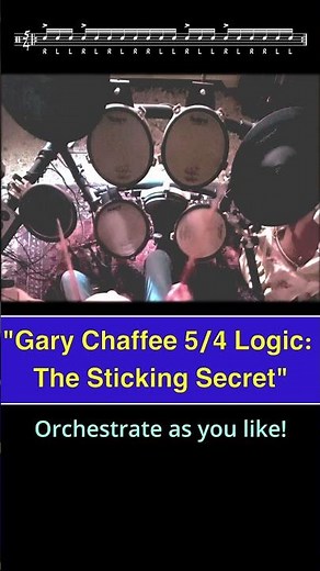Master 5/4 Sticking: The Gary Chaffee Way 🥁#shorts #drums