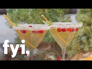 Beat the Chills: Christmas Tree Martini Recipe | FYI