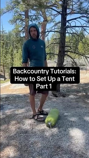 How to Set Up a Tent - Part One #tentsetup #backpacking #camping