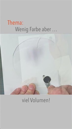 🎨🧐 Wenig Farbe viel Volumen Airbrush Apfel