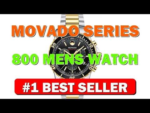 Movado Series 800 Men's Watch Swiss Quartz Chronograph Movement Stainless Steel - B0769XVBWC
