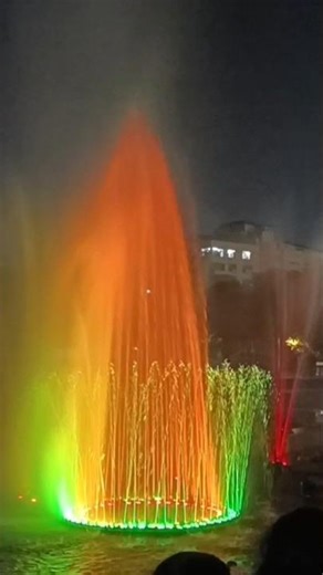 Water Musical Dance |# Dancing Fountains with Music 🎶💦 | #Mesmerizing View#ytshorts #funny #dance #