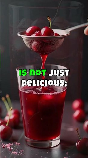 Best cherry juice recipe and health benefits