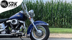 This beautiful 1990 Harley-Davidson Heritage Softail with the evo engine was awesome to drive! Check out our inventory of bikes at srkcycles.com! | Bikes and Beards