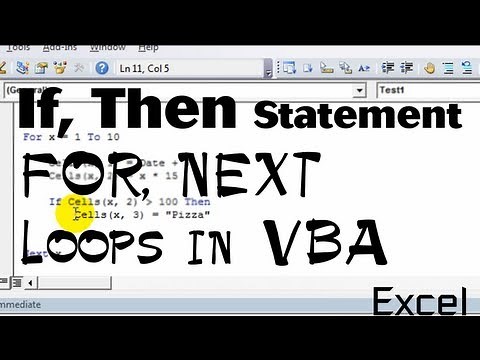 Excel VBA Basics #4 - IF THEN statements within the FOR NEXT loop