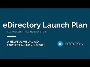 eDirectory.com - Getting Started Video Series - The Directory Website Launch Plan
