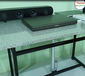 Build a Adjustable Height Tables at home | Creative Channel