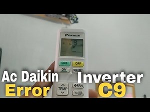 Cara Perbaikan Ac Daikin Inverter Error C9|Cara Mencari Kode Error Pada Ac Daikin|Service Ac Bekasi