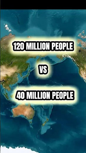 Country vs US State, same Size 3x More People 🤯