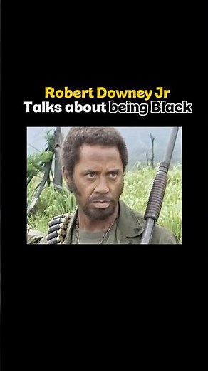 Robert Downey Jr's Amazing Experience from Tropic Thunder❤️🤣 #hollywood #funny #interview #rdj