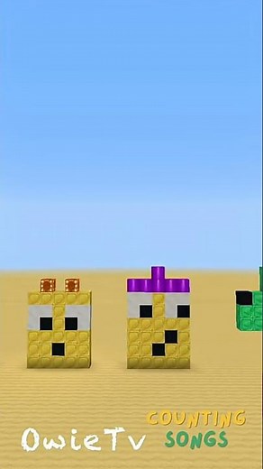 Counting by 4s Song (1) Intro | Minecraft Numberblocks Counting Songs | Math Songs for Kids
