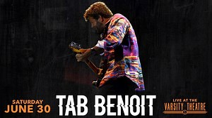 23K views · 358 reactions | THIS SATURDAY!! ~ Louisiana blues legend Tab Benoit returns to the Varsity Theatre on Saturday, June 30th! Grab your tickets today! Get TIX → bit.ly/TabBenoitTIXBR | Varsity Theatre - Baton Rouge, LA | Facebook