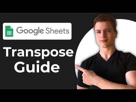 How To Transpose Data In Google Sheets (Quick Guide)