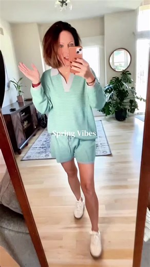 Casual Spring Vibes with Mom Fit Lounge Set