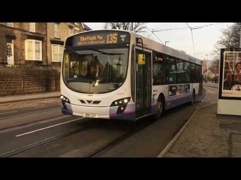 First South Yorkshire Buses on Route 135~Sheffield-Grenoside-High Green-Rotherham